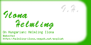 ilona helmling business card